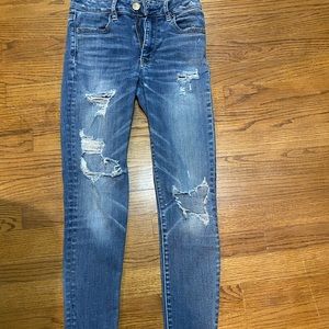 American eagle jeans size 0